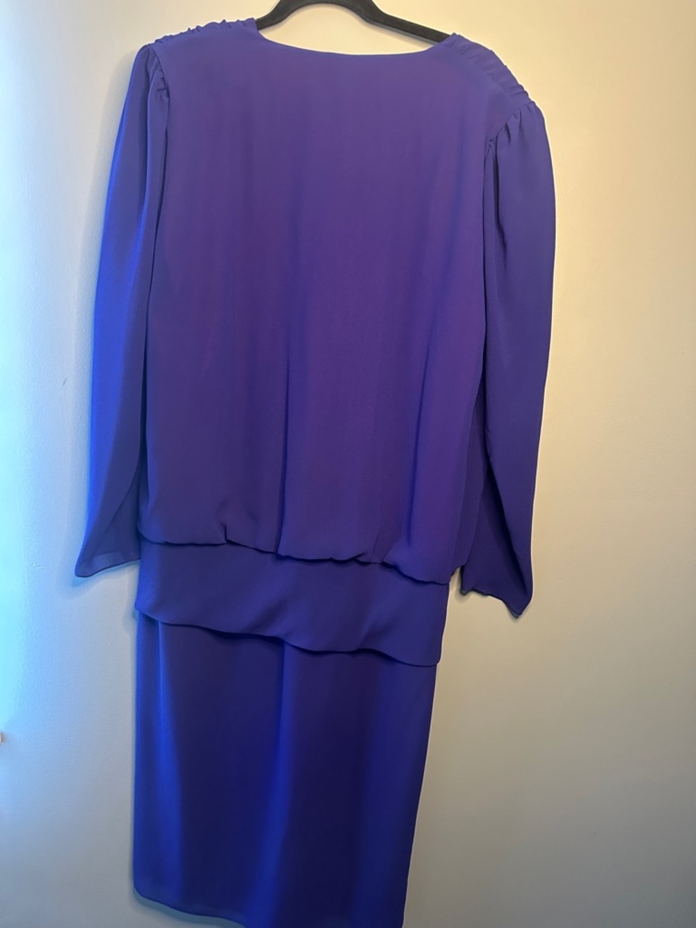 Ursula of Switzerland Purple Fancy Dress Size 14W Old money classic quiet luxury - Picture 6 of 7